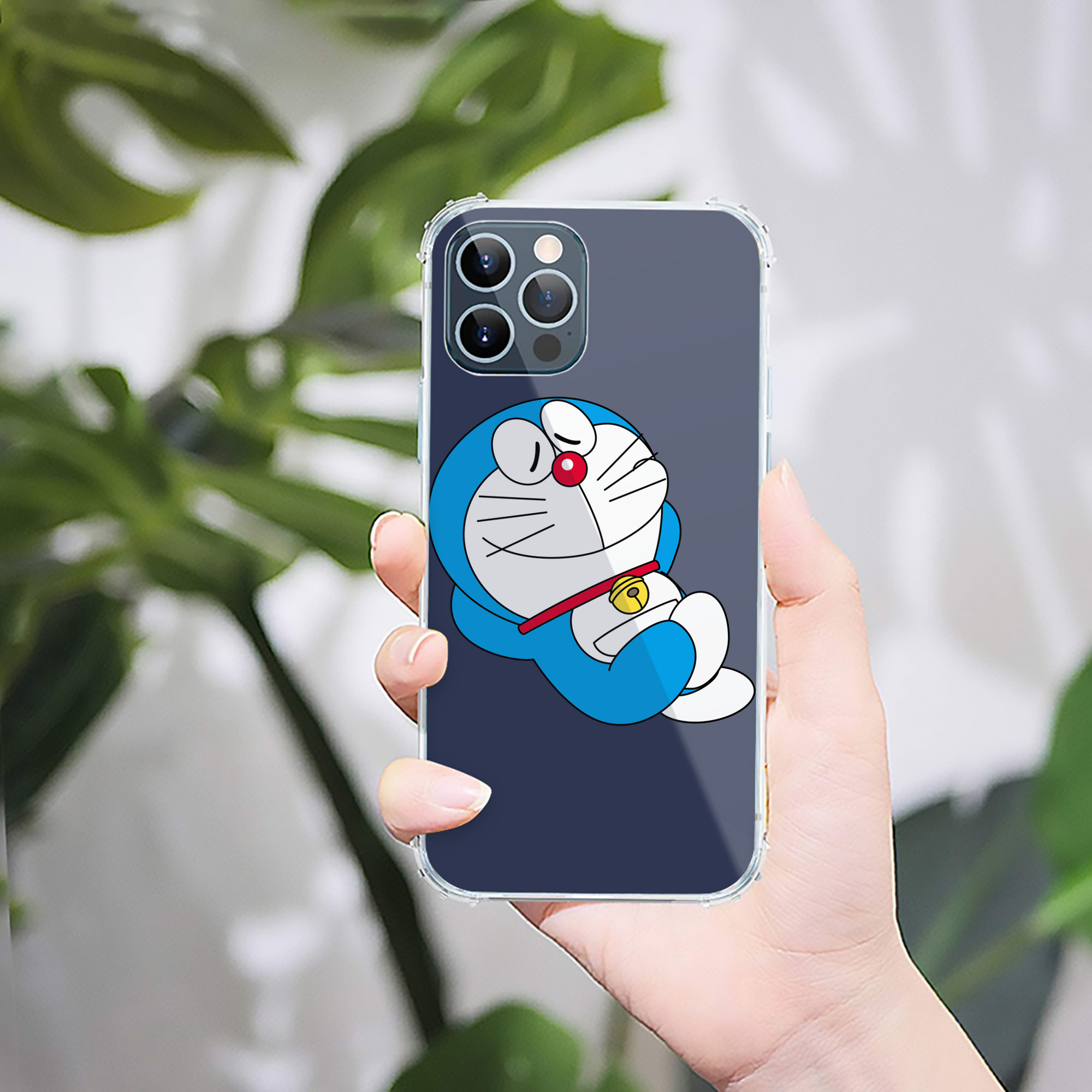 （画像用） ドラえもん Doraemon 【iPhone 12シリーズ対応】透明スマホケース（クリアソフトケース）